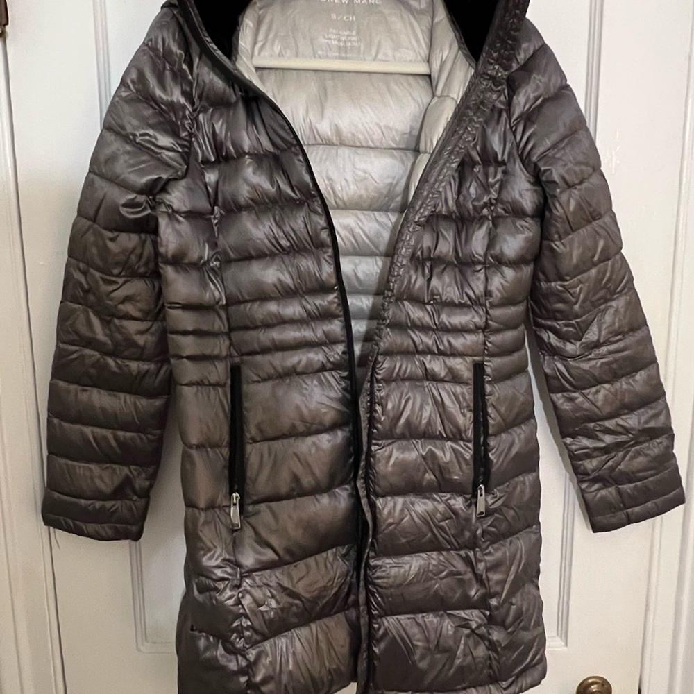 Andrew Mark Down Packable Puffer Coat Designer Ed… - image 4
